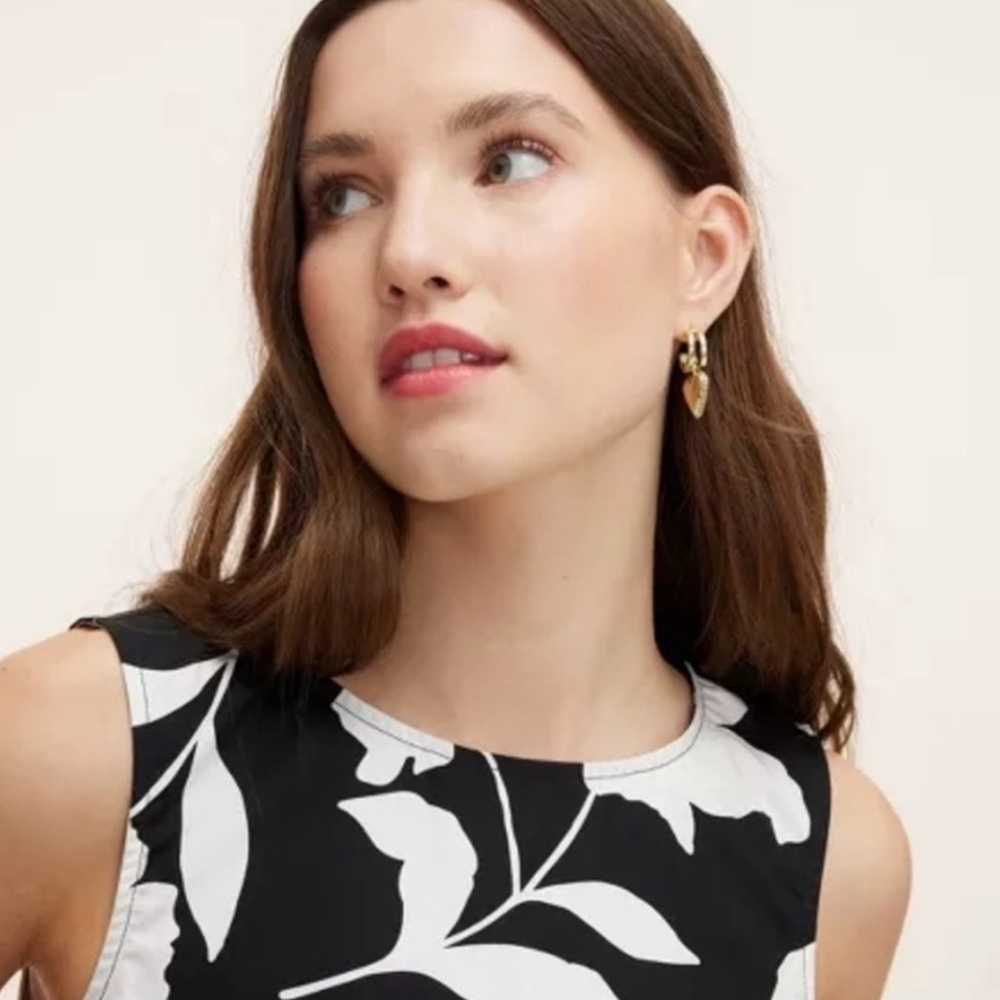 NWT! Kate Spade x Target Gold Balloon Heart Drop Earrings - Picture 4 of 5
